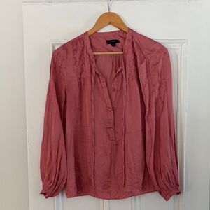 J. Crew Rose Silky Blouse